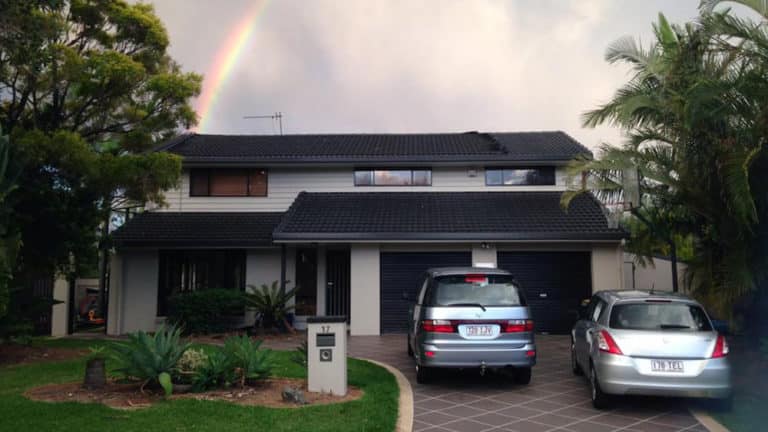 House With 2 Vehicle — Roofers In Gold Coast, QLD