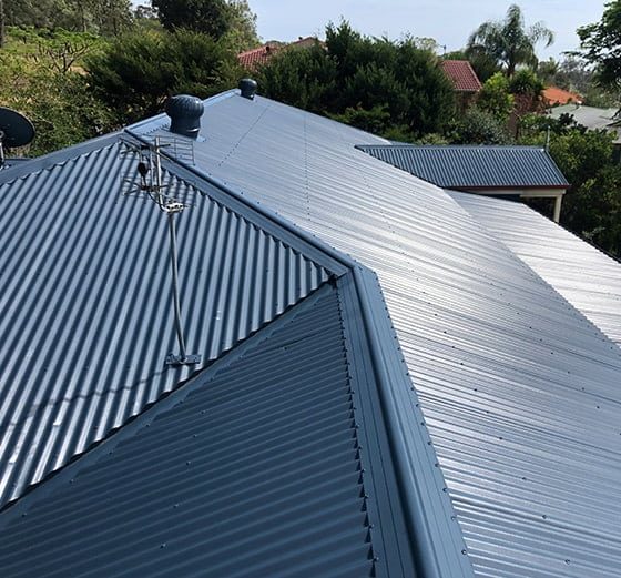 Colorbond Roofing With Ventilation — Roofers In Gold Coast, QLD
