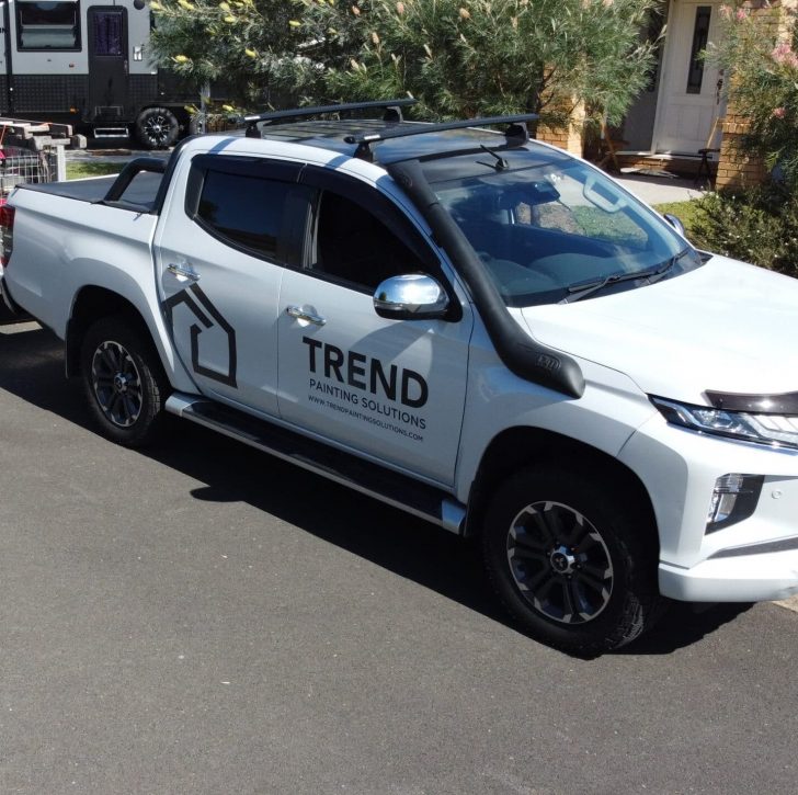 Trend Painting Solutions service car in Gold Coast